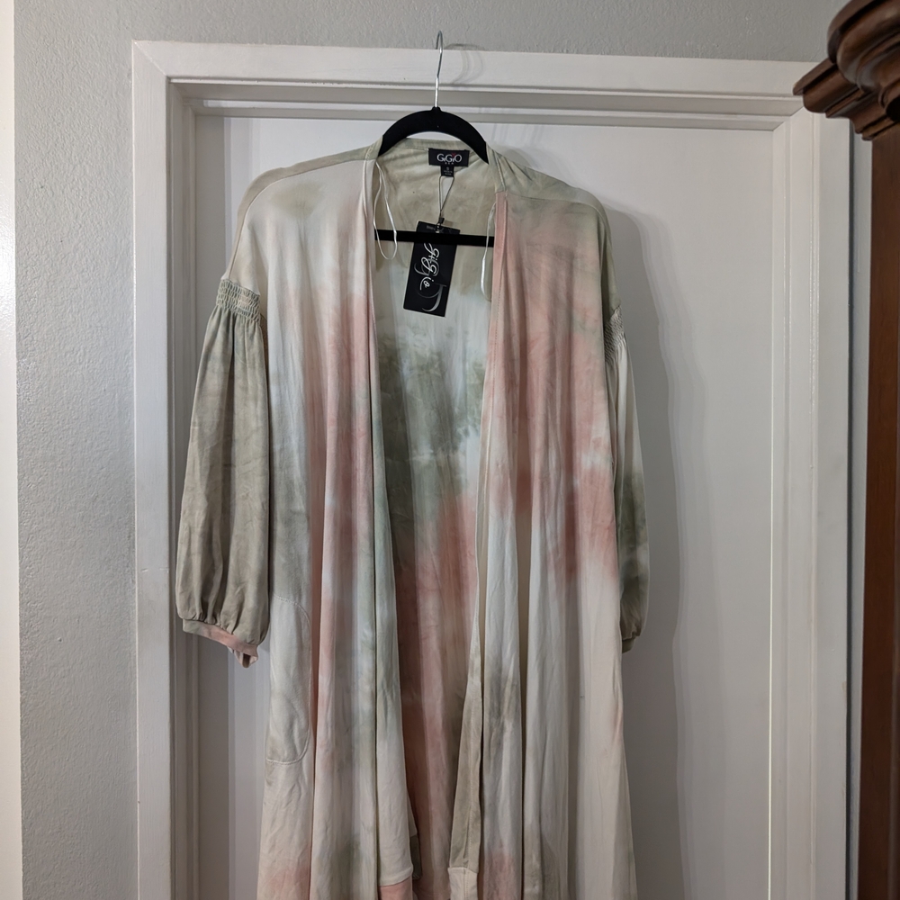 GigiO Tie-Dye Kimono Cardigan
